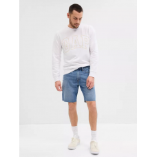 Шорти джинсові V-STRAIGHT DENIM SHORT RIVER 602502-00 GAP 30 Синій