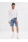 Шорти джинсові V-STRAIGHT DENIM SHORT RIVER 602502-00 GAP 30 Синій