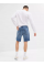 Шорти джинсові V-STRAIGHT DENIM SHORT RIVER 602502-00 GAP 30 Синій