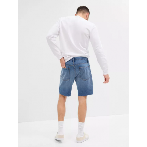 Шорти джинсові V-STRAIGHT DENIM SHORT RIVER 602502-00 GAP 30 Синій
