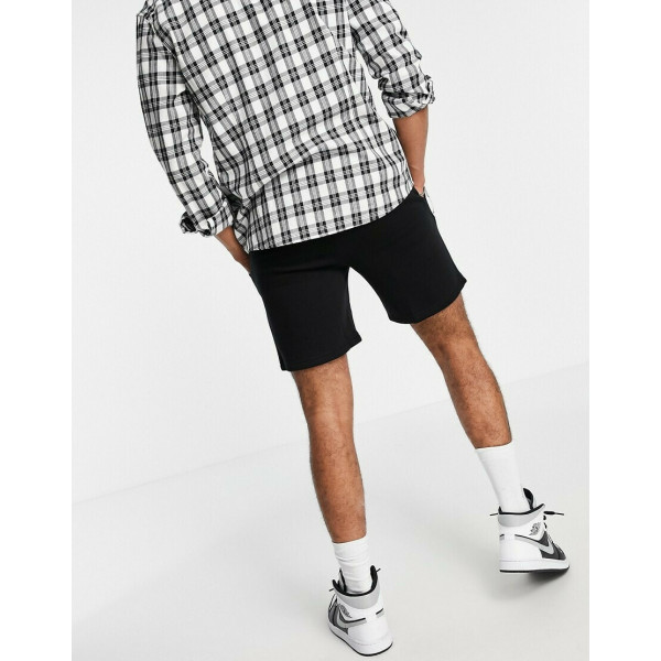 Шорти чоловічі JJISIDE SOFT SWEAT SHORTS 12186462 Black Jack&Jones  Чорний
