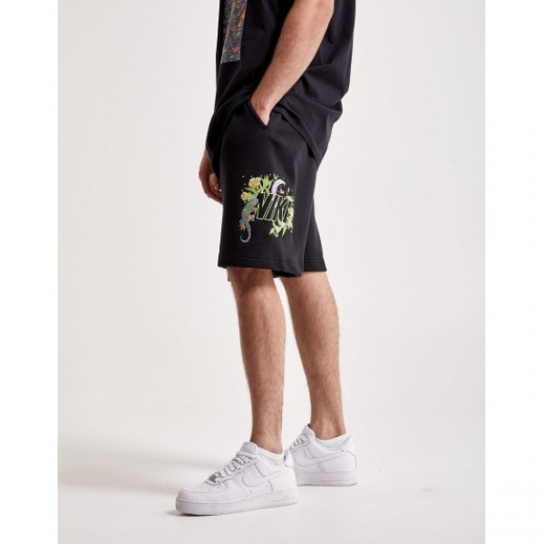 Шорти Nike Sportswear Men's Fleece Embroidered Graphic Shorts (Black)