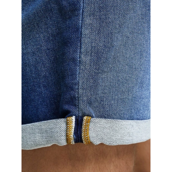 Шорти джинсові чоловічі  JJIRICK JJICON SHORTS GE 006 I.K STS 12166269 BlueDenim Jack&Jones  Синій