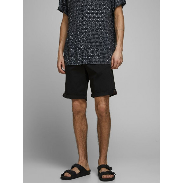 Шорти чоловічі JJIBOWIE JJSHORTS SOLID SA STS 12165604 Black Jack&Jones  Чорний