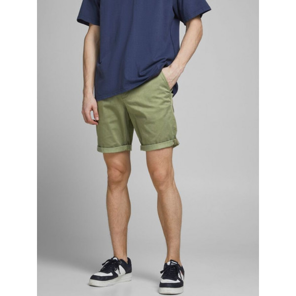 Шорти чоловічі JJIBOWIE JJSHORTS SOLID SA STS 12165604 Deep Lichen Green Jack&Jones  Хакі