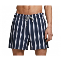 Шорти чоловічі для плавання JJIMAUI JJSWIMSHORTS ST STRIPE 12186194 Navy Blazer Jack&Jones  Темно-синій