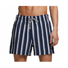 Шорти чоловічі для плавання JJIMAUI JJSWIMSHORTS ST STRIPE 12186194 Navy Blazer Jack&Jones  Темно-синій