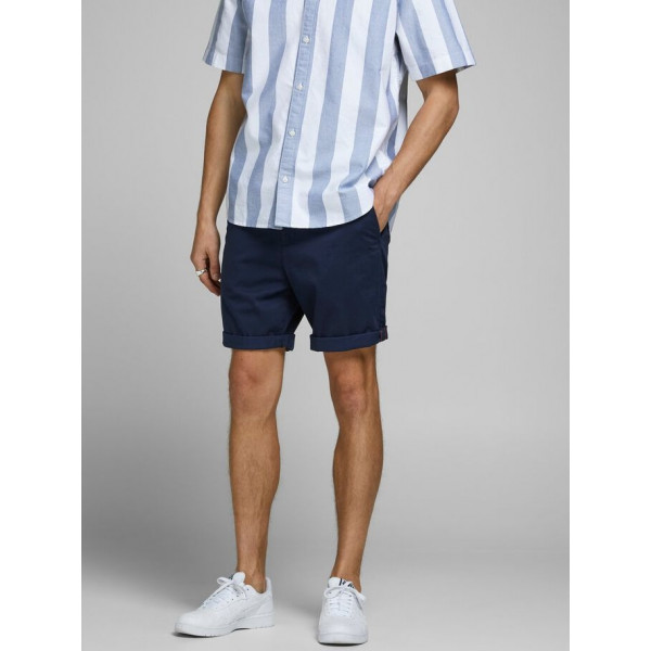 Шорти чоловічі JJIBOWIE JJSHORTS SOLID SA STS 12165604 Navy Blazer Jack&Jones  Темно-синій