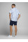 Шорти чоловічі JJIBOWIE JJSHORTS SOLID SA STS 12165604 Navy Blazer Jack&Jones  Темно-синій