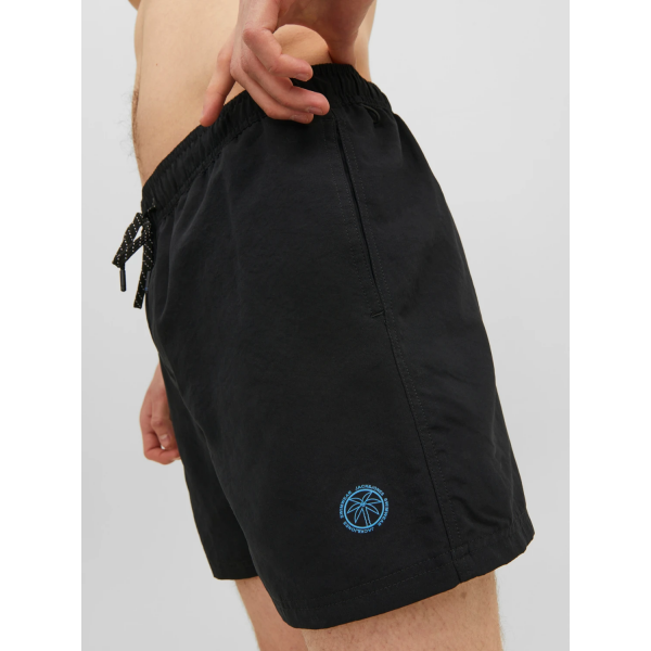 Шорти для плавання JPSTFIJI JJSWIM SOLID SN LY 12225961-Black Jack&Jones L Чорний