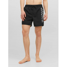 Шорти чоловічі для плавання JPSTFIJI JJSWIM SPLICELOGO LY SN 12225967-Black Jack&Jones  Чорний