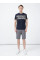 Шорти чоловічі clean beach shorts 1030028-10952 Tom Tailor  Темно-сірий