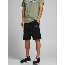 Шорти чоловічі JJI SHARK JJSWEAT SHORTS AT STS 12182595 Black Jack&Jones Чорний