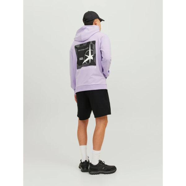 Шорти чоловічі JPSTNEO SWEAT SHORTS 12225143-Black Jack&Jones Чорний