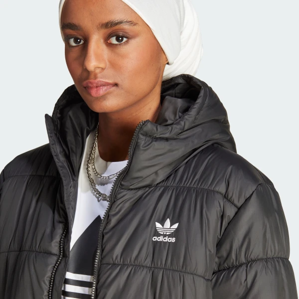 Куртка жінки ADICOLOR LONG II8456 Adidas Чорний 7D-II8456