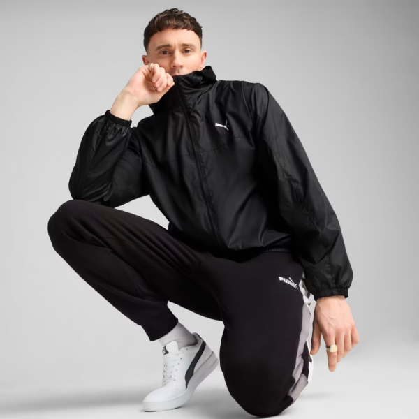 Вітровка чоловіча Ess Regular Windbreaker 68462501 Puma Чорний