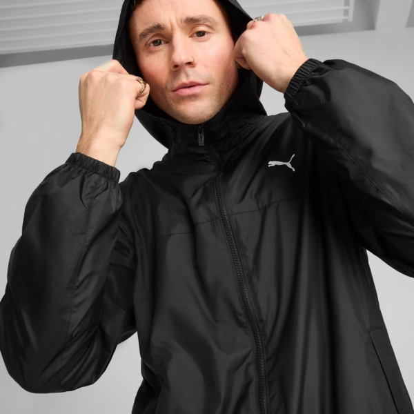 Вітровка чоловіча Ess Regular Windbreaker 68462501 Puma Чорний