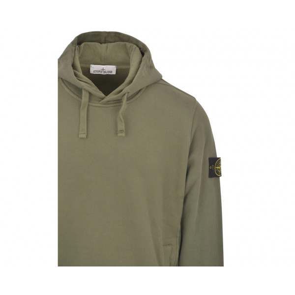 Худі чоловіча Stone Island Logo Patch Drawstring  811560820-V0059