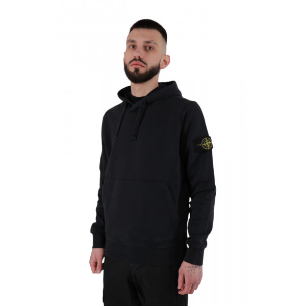 Худі чоловіча  Stone Island Organic Cotton Hoodie Navy Blue K1S156100045S0051-V0020