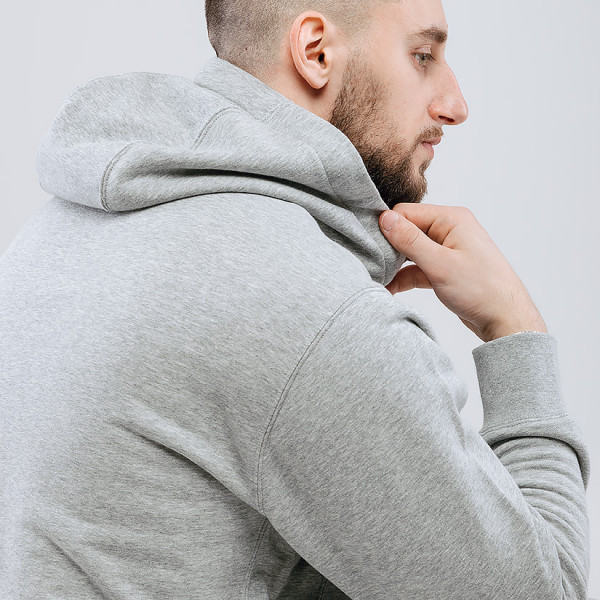 Толстовка чоловіча Nike M Nsw Club Hoodie Fz Ft Grey BV2648-063