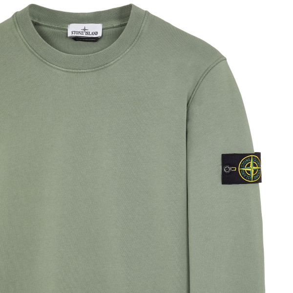 Світшот чоловічій Stone Island Compass Badge Sweatshirt Green 811563051-V0059
