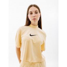 Футболка жіноча Nike W NSW MOCK SS TEE TRRY MS FJ4894-294
