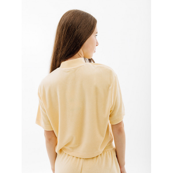 Футболка жіноча Nike W NSW MOCK SS TEE TRRY MS FJ4894-294