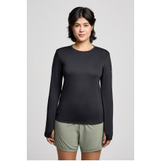 Футболка жіноча  Saucony Stopwatch Long Sleeve Black SAW800486-BK