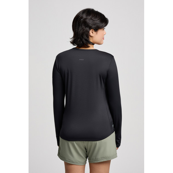 Футболка жіноча  Saucony Stopwatch Long Sleeve Black SAW800486-BK