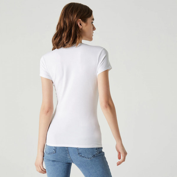 Футболка жіноча Lacoste T-Shirt White TF221414B 34