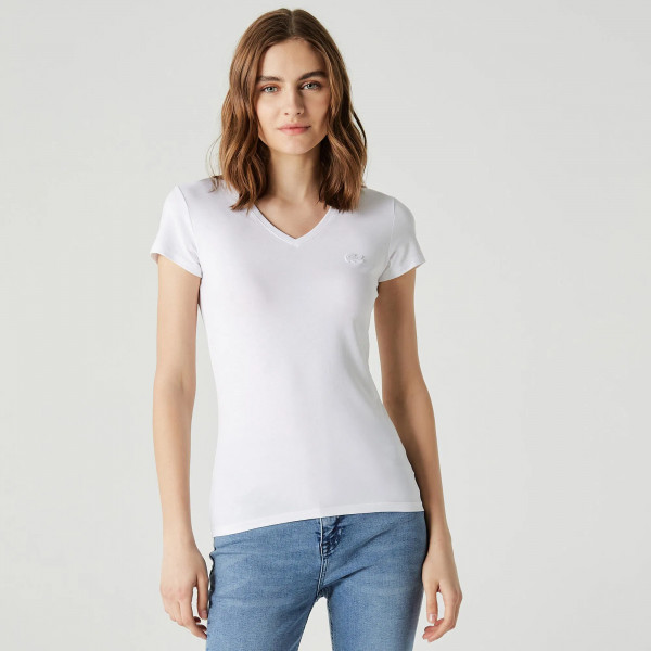 Футболка жіноча Lacoste T-Shirt White TF221414B 34
