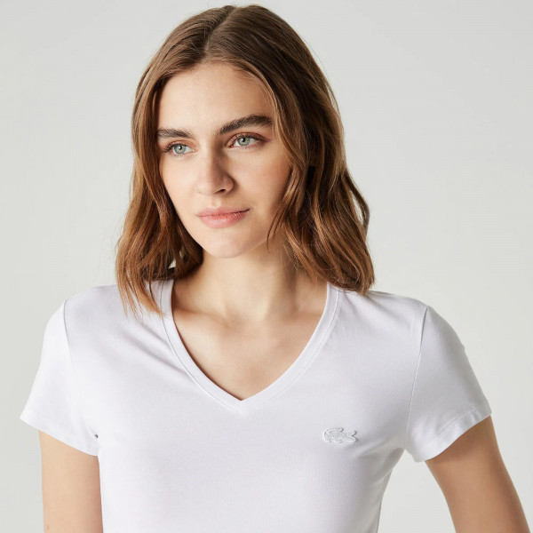 Футболка жіноча Lacoste T-Shirt White TF221414B 34