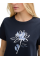 Футболка жіноча women's T-shirt 1045534-10360 Tom Tailor  Темно-синій