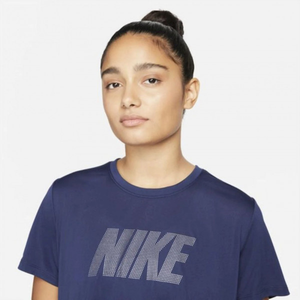 Футболка жіноча Nike W NK ONE DF HBR SS STD CRP DD5019-410