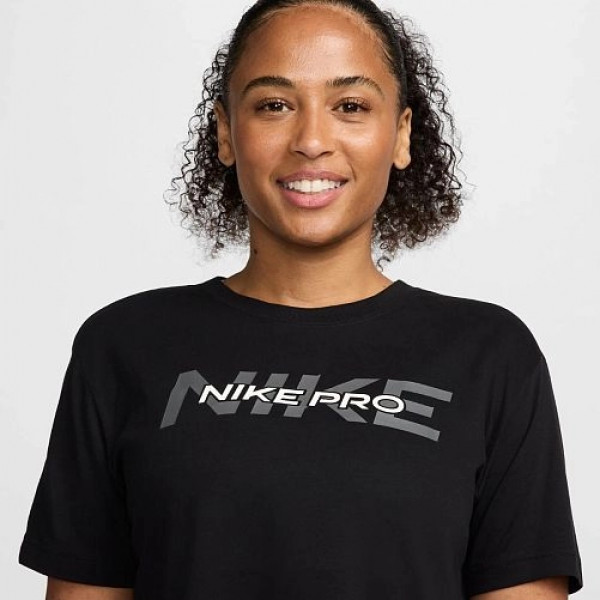 Футболка жіноча Nike W NK PRO SS CRP TEE FA24 HF0762-010