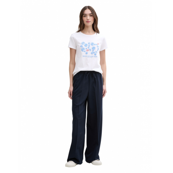 Футболка DENIM women's T-shirt 1045417-20000 Tom Tailor L Білий