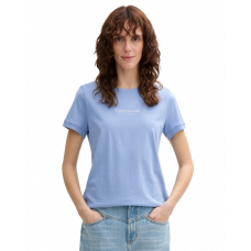 Футболка women's T-shirt 1045543-37106 Tom Tailor L Блакитний