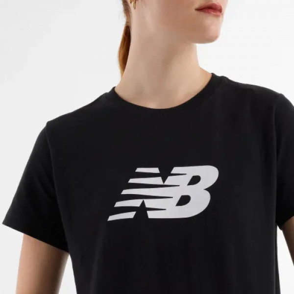 Футболка жіноча New Balance Sport Jersey Logo Black WT43582BK 