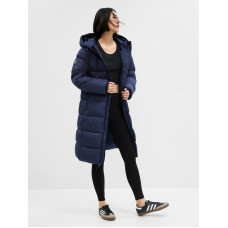 Куртка жіноча MAXI LOGO PUFFER SHINE COAT 724329-00 GAP Темно-синій
