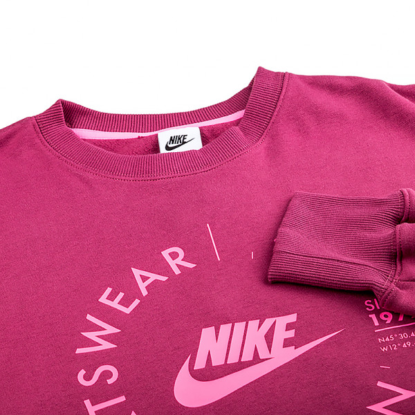 Світшот жіночій  Nike W NSW FLC OS CREW PRNT SU FD4234-653