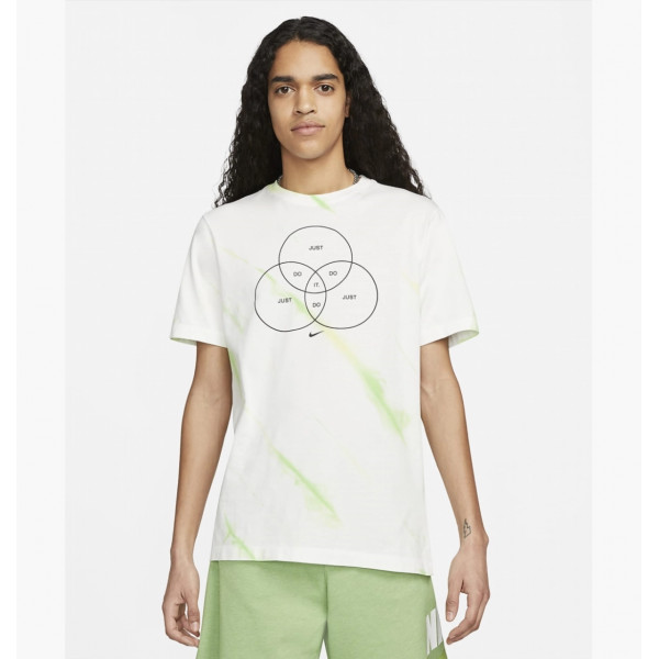 Футболка Nike Tye Dye Shirt GREEN/WHITE
