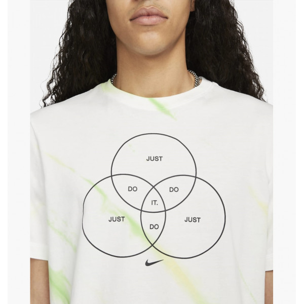 Футболка Nike Tye Dye Shirt GREEN/WHITE