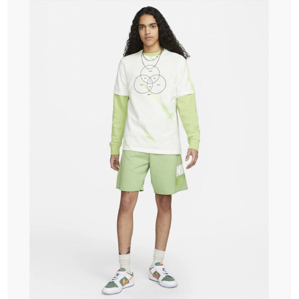 Футболка Nike Tye Dye Shirt GREEN/WHITE