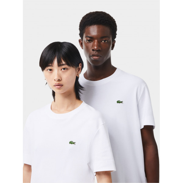 Футболка унісекс Lacoste Organic Jersey T-Shirt White TH1708001 L