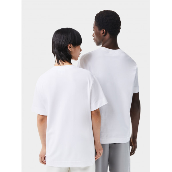 Футболка унісекс Lacoste Organic Jersey T-Shirt White TH1708001 L