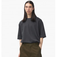 Футболка унісекс Uniqlo Airism Cotton Oversized Crew Neck Half-Sleeve T-Shirt Grey 465185-07 XL