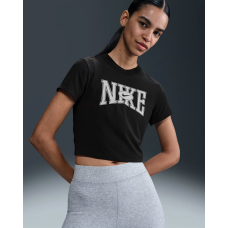 Футболка W NSW SLIM CROP TEE STREET HQ1709-010 Nike L Чорний
