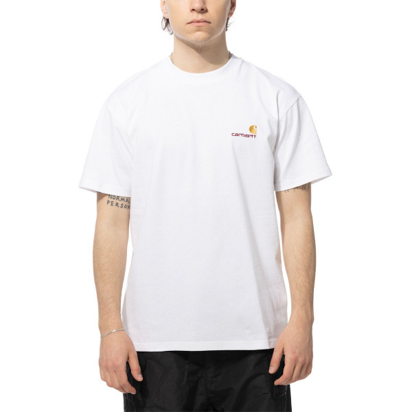 Футболка чоловіча Carhartt WIP S/S American Script T-Shirt I029956-02XX