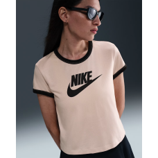Футболка W NSW SS RINGER TEE VNTG RUN IF4072-126 Nike L Бежевий