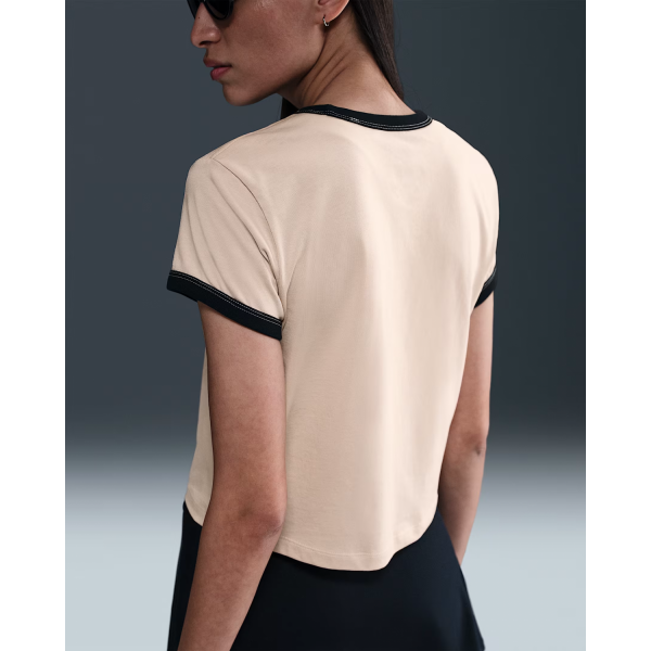 Футболка W NSW SS RINGER TEE VNTG RUN IF4072-126 Nike L Бежевий